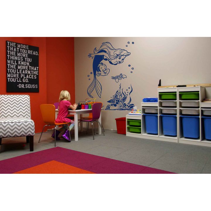 Наклейки для ванны для детей Русалочка