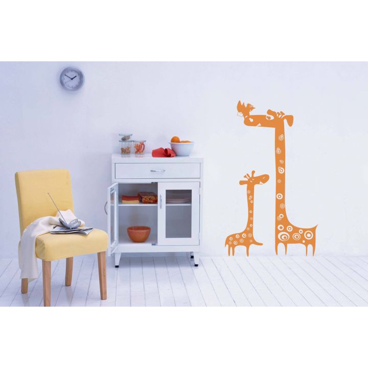 Виниловая наклейка Жирафчики<br />Жирафчики