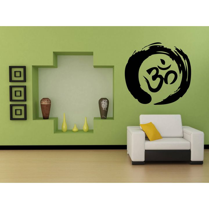 Виниловая наклейка на обои Ом