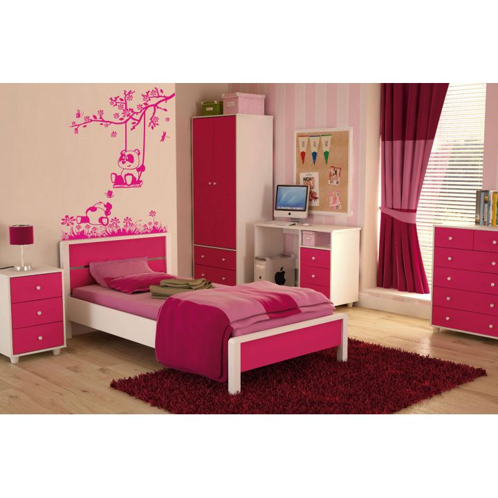 Стикеры детские Мишки на качелях