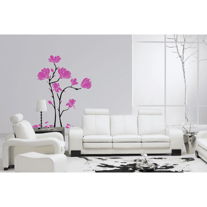 Цветные стикеры Нежная магнолия