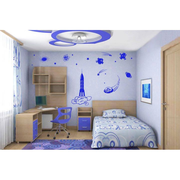 Потолочные наклейки Космическая композиция