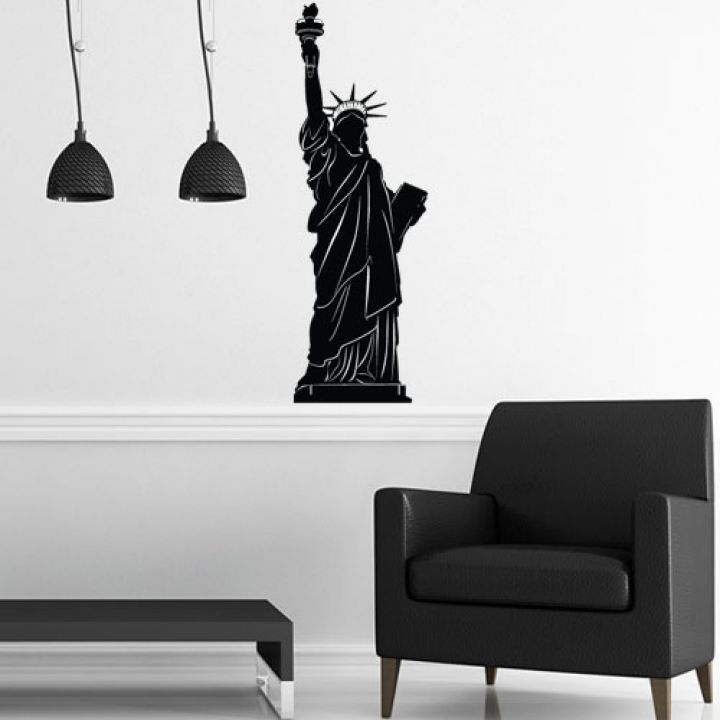 Интерьерная наклейка “Статуя свободы”
