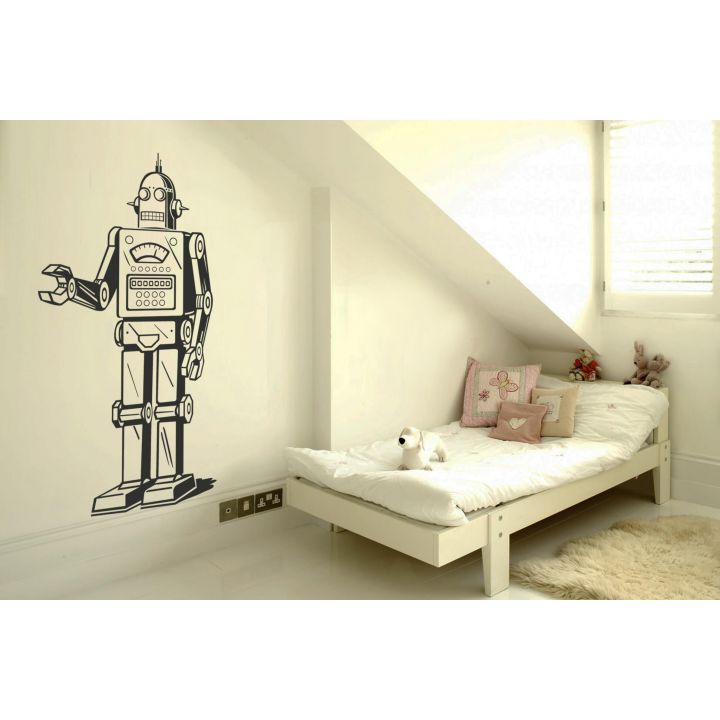 Виниловые наклейки для декора Робот