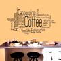 Интерьерная наклейка “Виды кофе”