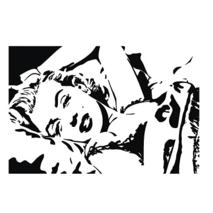 Интерьерная наклейка “Мэрилин Монро”