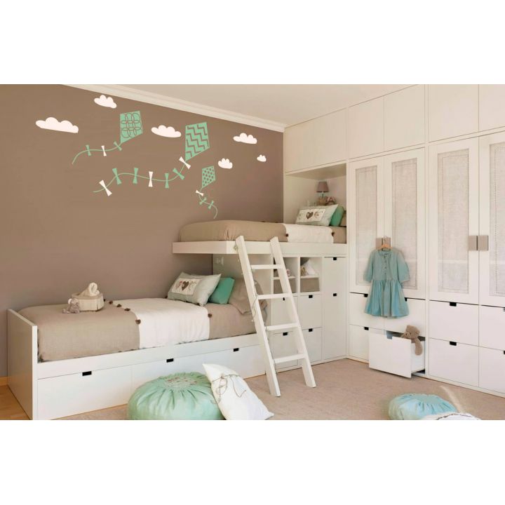 Виниловые наклейки для декора Воздушные змеи