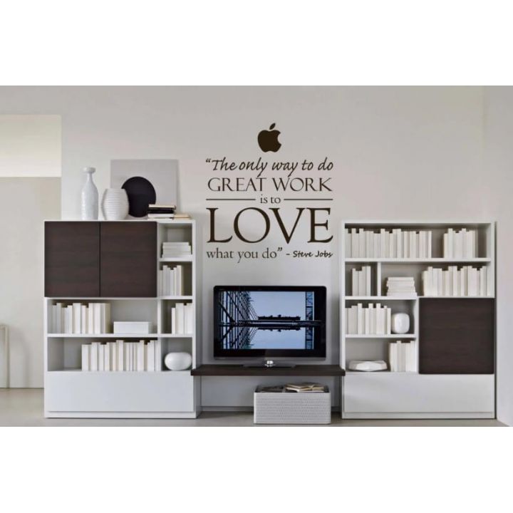 Виниловые наклейки для декора Цитата Стива Джобса