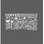 Coffee, espresso Наклейка декоративная интерьерная для стен