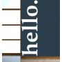 Декоративна інтер'єрна наклейка самоклейка Hello