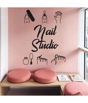 70x98 см Nail studio Наклейка декоративная интерьерная для стен