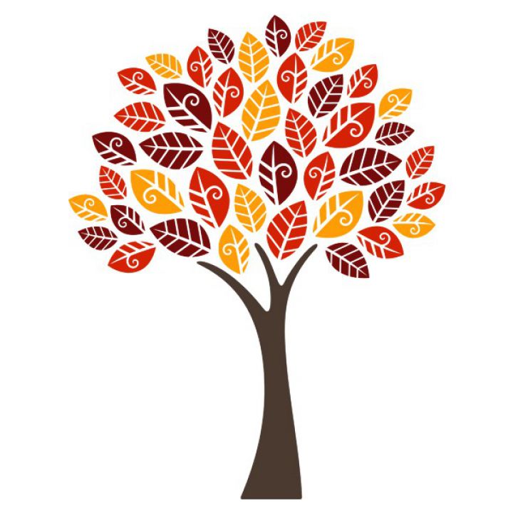 Интерьерная Наклейка Glozis Autumn Tree