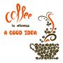 Виниловая Наклейка Glozis Coffee a Good Idea