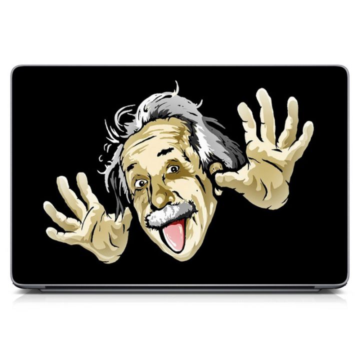 Наклейка на ноутбук - Albert Einstein