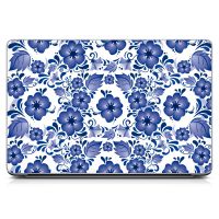 Наклейка на ноутбук - Blue Eye Flowers