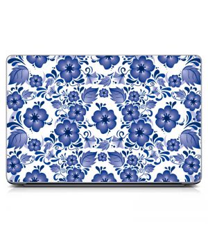 Наклейка на ноутбук - Blue Eye Flowers
