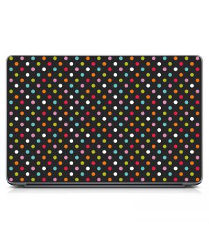 Наклейка на ноутбук - Coloured Dots