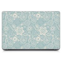 Наклейка на ноутбук - Flowers Squished