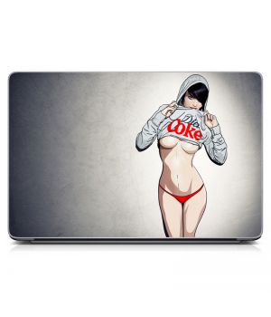 Наклейка на ноутбук - Coke Diet