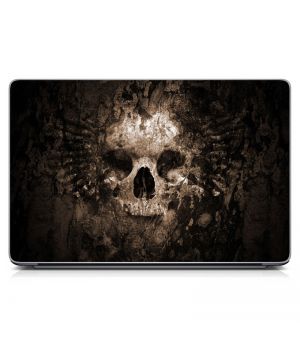 Универсальная наклейка на ноутбук 15.6"-13.3" Bones Матовая 380х250 мм