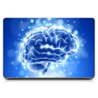 Универсальная наклейка для ноутбука, 13.3"-15.6” 380x250 мм Brainwork Flare Матовая