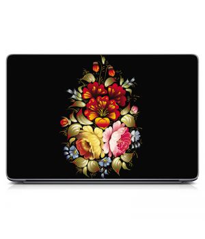 Универсальная наклейка для ноутбука, 13.3"-17.3” 400x260 мм Floral Hohloma Матовая