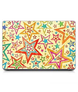 Наклейка на ноутбук - Colours Stars