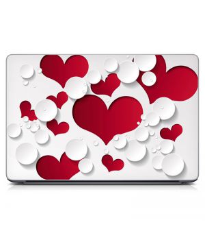 Наклейка на ноутбук - Candy Hearts
