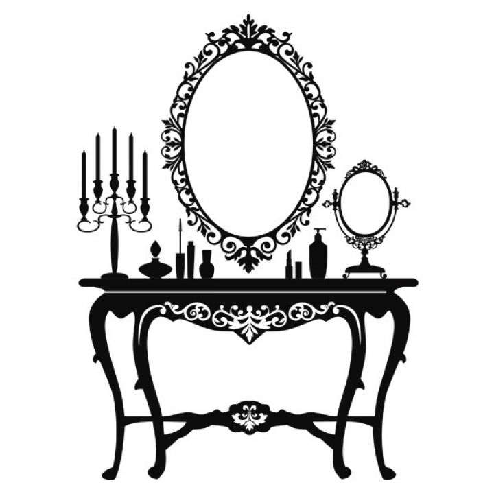 Виниловая Наклейка Glozis Dressing Table