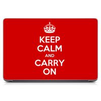 Универсальная наклейка на ноутбук 15.6"-13.3" Keep Calm 380х250 мм