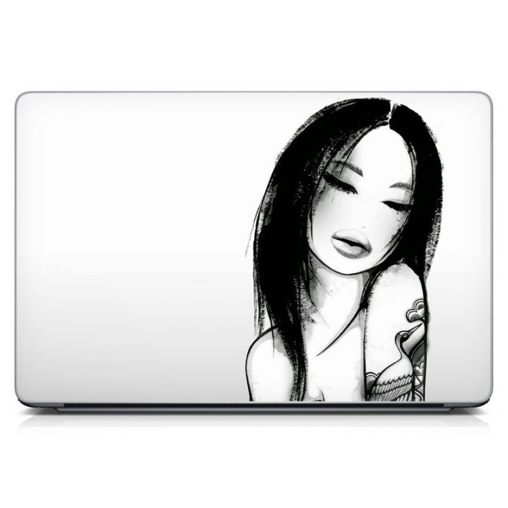 Наклейка на ноутбук - Geisha Yume