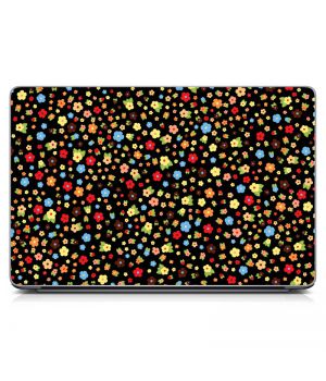Наклейка на ноутбук - Colored daisy