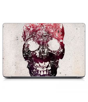 Наклейка на ноутбук - Floral Skull