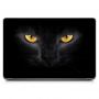 Універсальна наклейка для ноутбука 15.6"-13.3" Black Cat Eyes Матова 380х250 мм