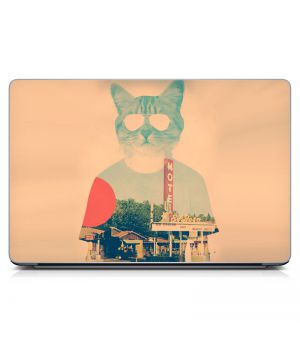 Наклейка на ноутбук - Cool Cat