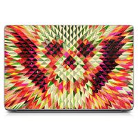 Наклейка на ноутбук - Geo Skulls