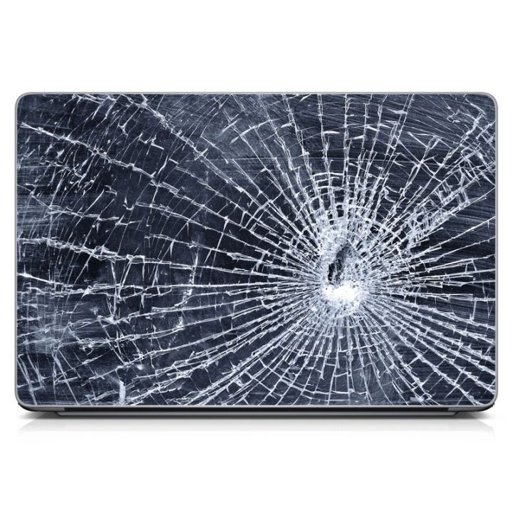 Наклейка на ноутбук - Cracked
