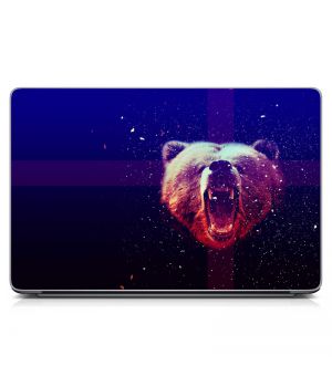 Наклейка на ноутбук - Swag Bear
