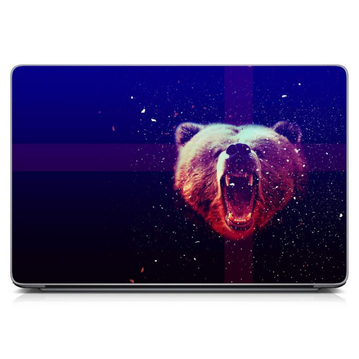 Наклейка на ноутбук - Swag Bear