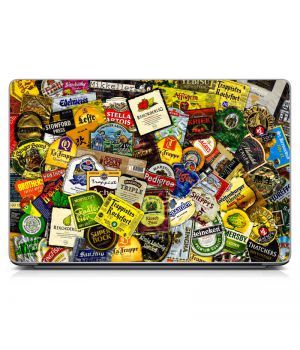 Наклейка на ноутбук - Beer Labels