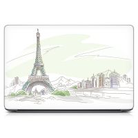 Наклейка на ноутбук - Eiffel Tower