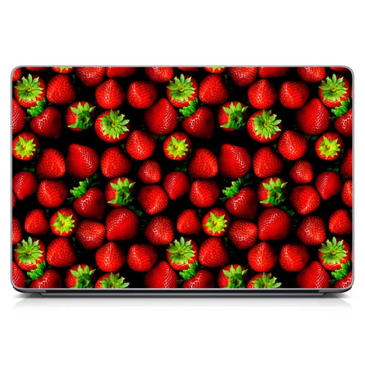 Универсальная наклейка на ноутбук 15.6"-13.3" Strawberry 380х250 мм