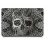 Універсальна наклейка для ноутбука 15.6"-13.3" Skull Laces Матова 380х250 мм