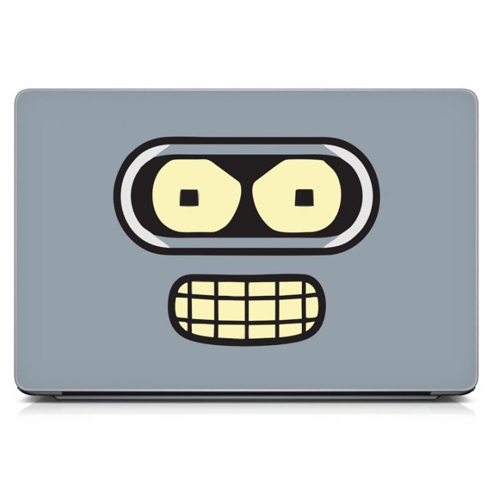 Наклейка на ноутбук - Bender Face