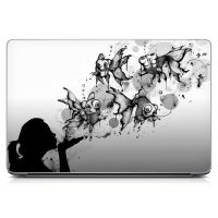 Наклейка на ноутбук - Blow Fish