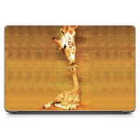 Наклейка на ноутбук - Giraffes