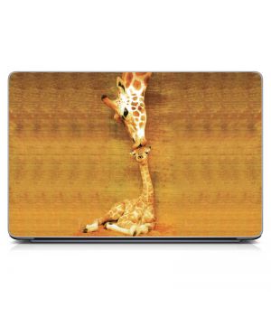Наклейка на ноутбук - Giraffes