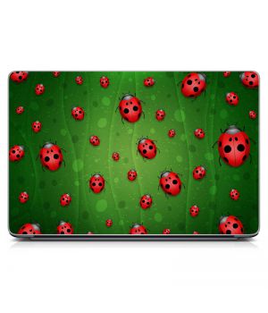 Наклейка на ноутбук - Ladybugs