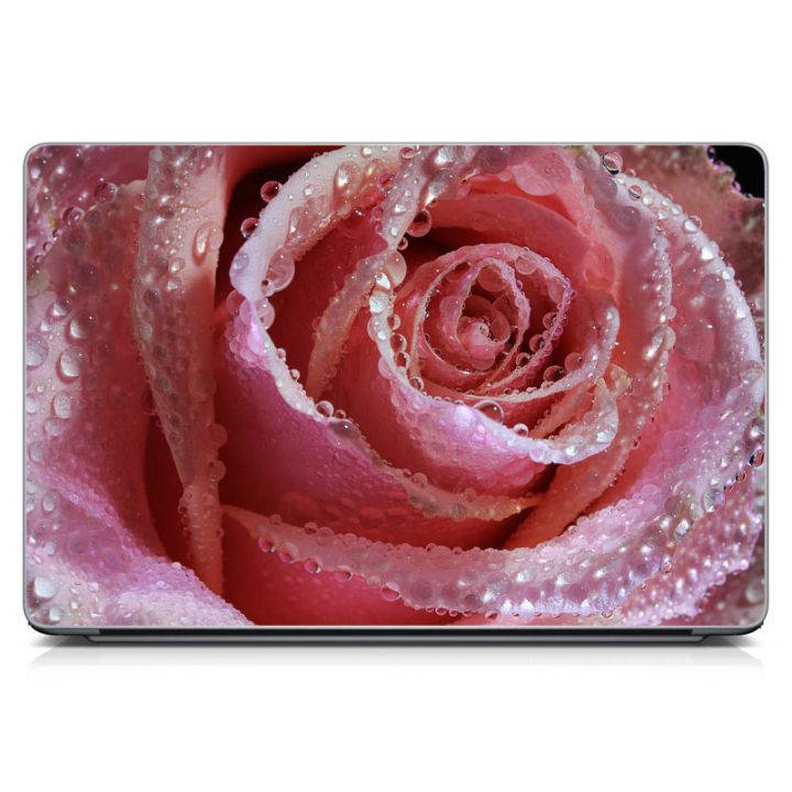 Наклейка на ноутбук - Pink Rose