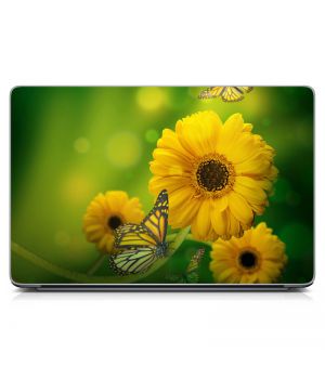 Универсальная наклейка на ноутбук 15.6"-13.3" Butterfly Dream Матовая 380х250 мм